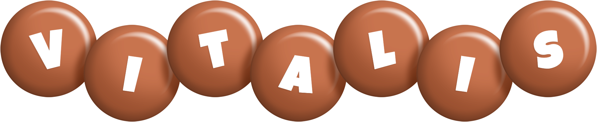Vitalis candy-brown logo