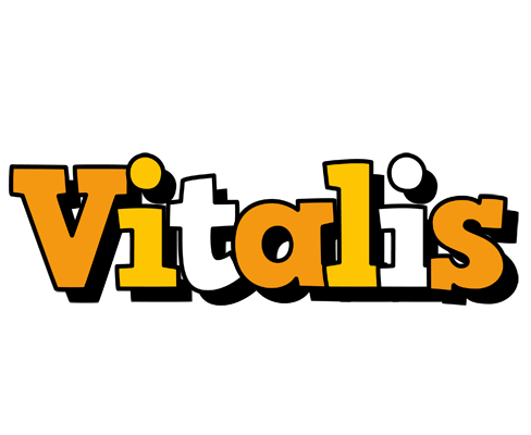 Vitalis cartoon logo