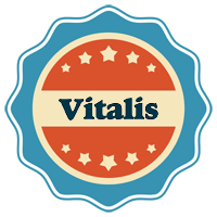 Vitalis labels logo