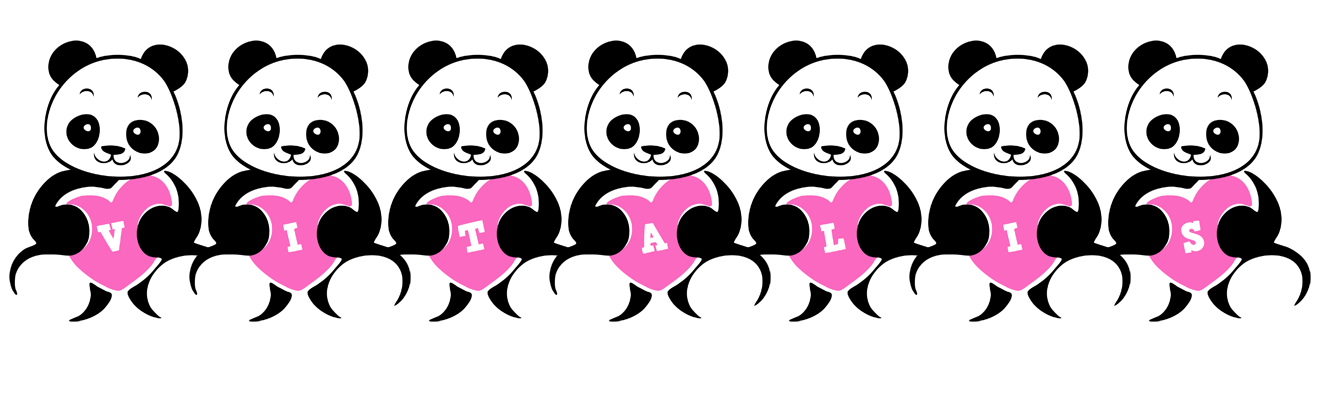 Vitalis love-panda logo