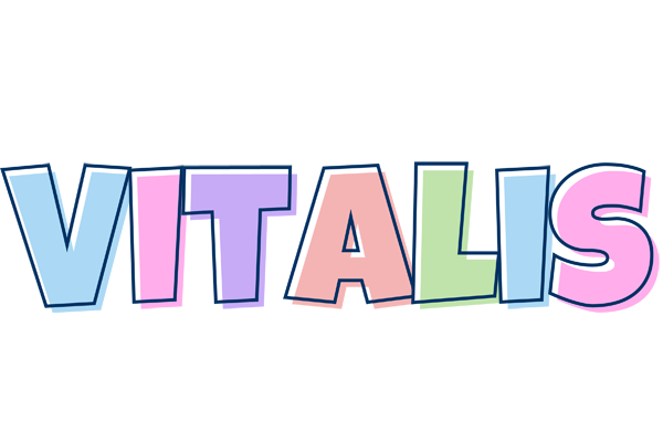 Vitalis pastel logo