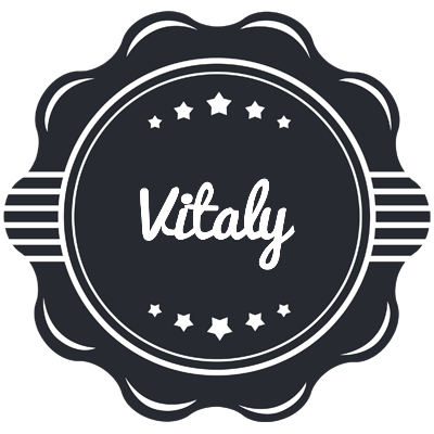 Vitaly badge logo