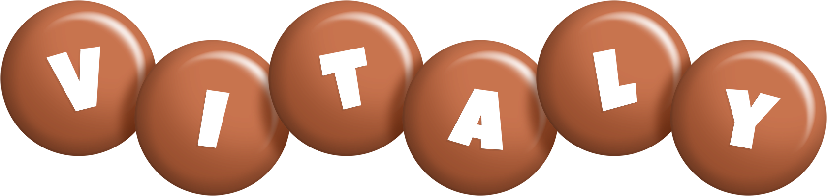 Vitaly candy-brown logo