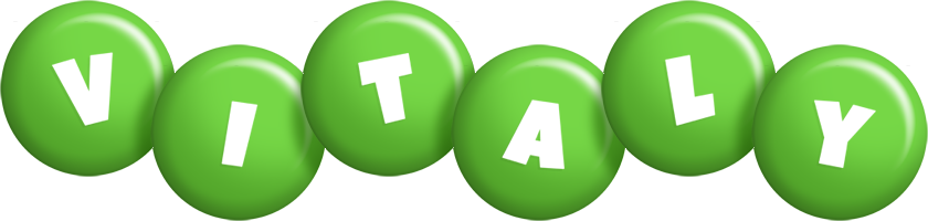 Vitaly candy-green logo