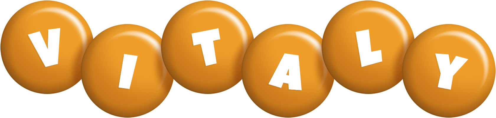 Vitaly candy-orange logo