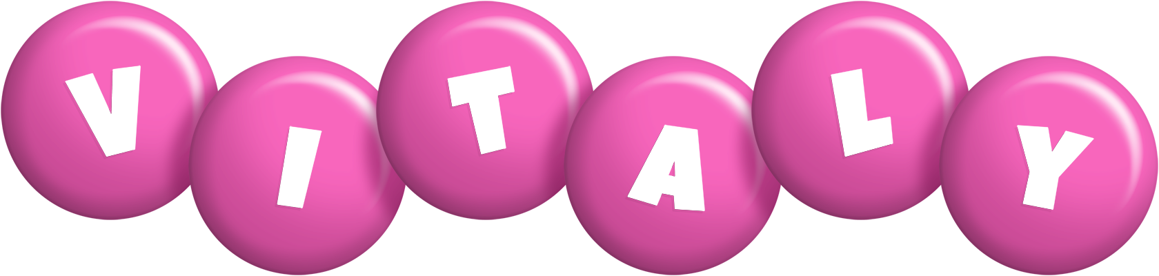 Vitaly candy-pink logo
