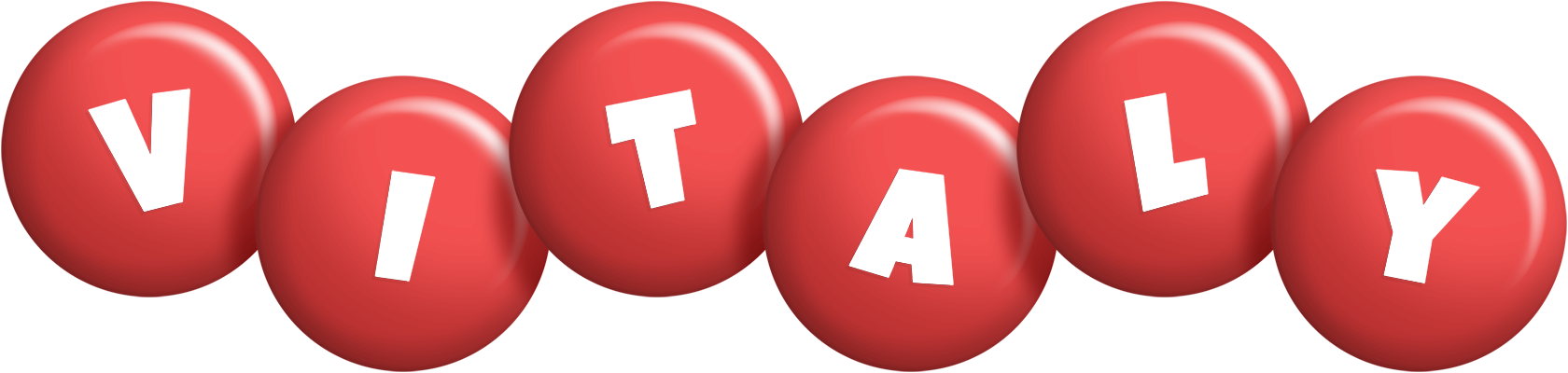 Vitaly candy-red logo