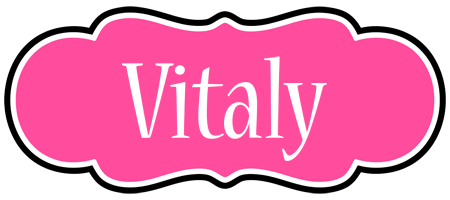 Vitaly invitation logo