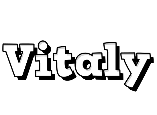 Vitaly snowing logo
