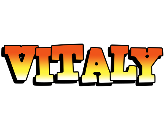 Vitaly sunset logo