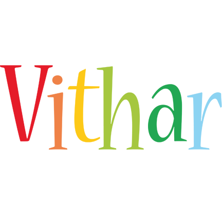 Vithar birthday logo