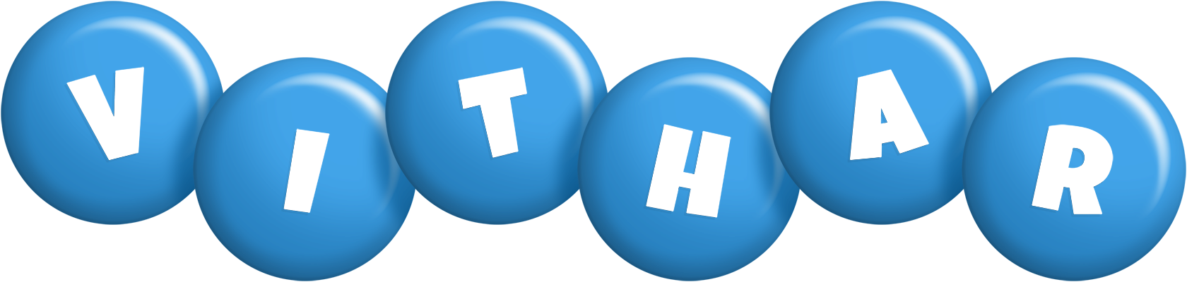 Vithar candy-blue logo