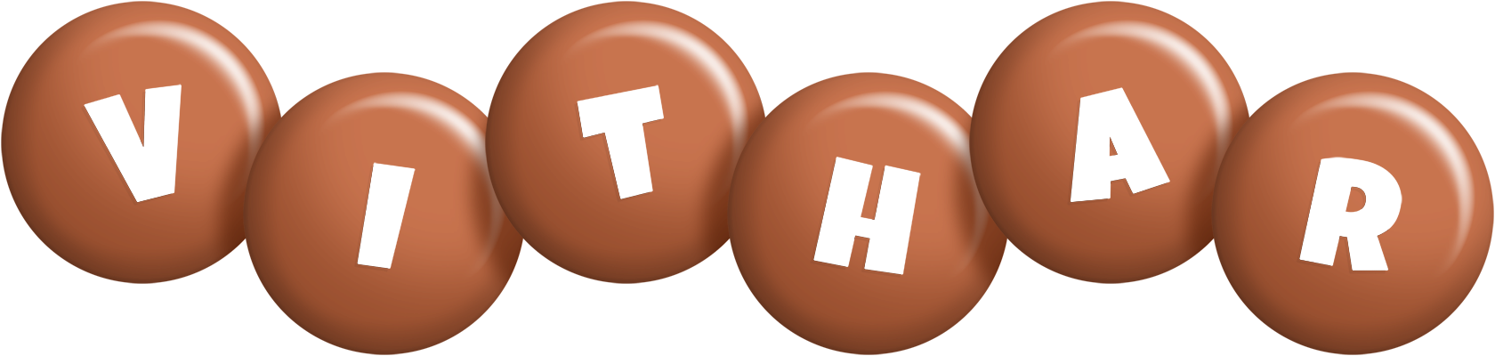 Vithar candy-brown logo