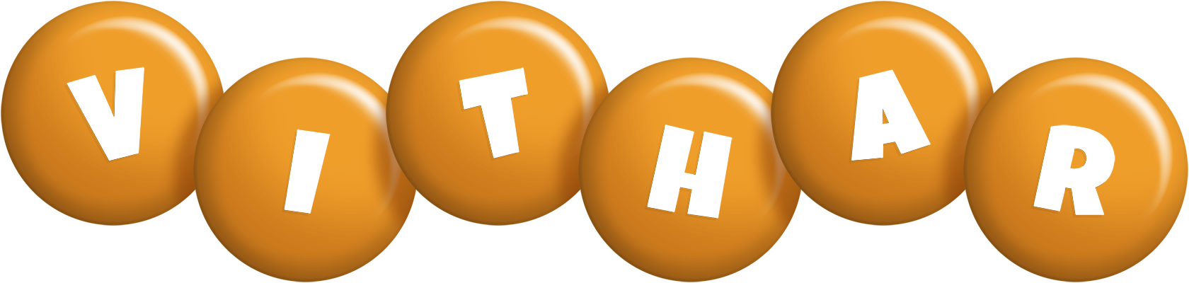 Vithar candy-orange logo