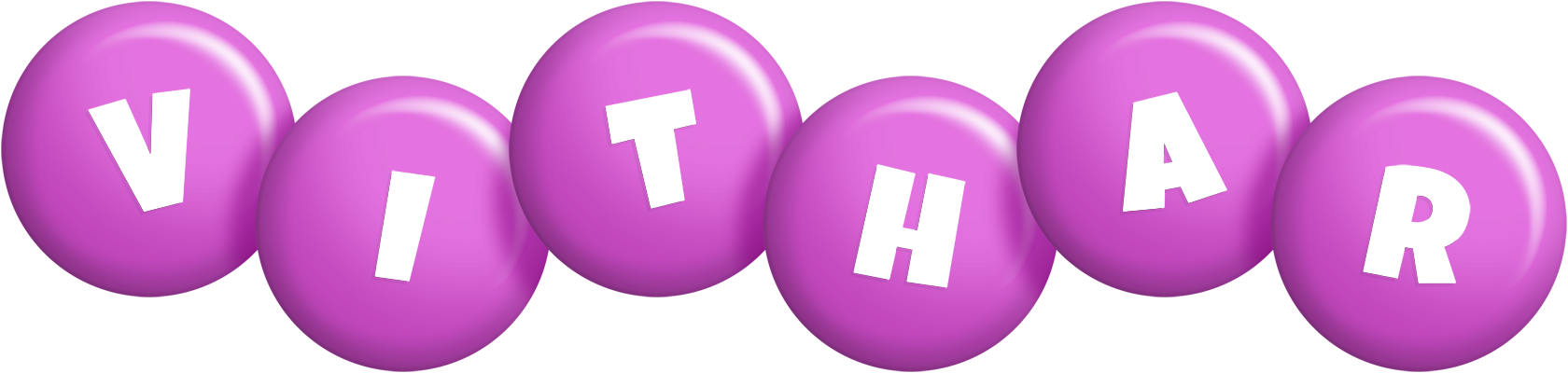 Vithar candy-purple logo