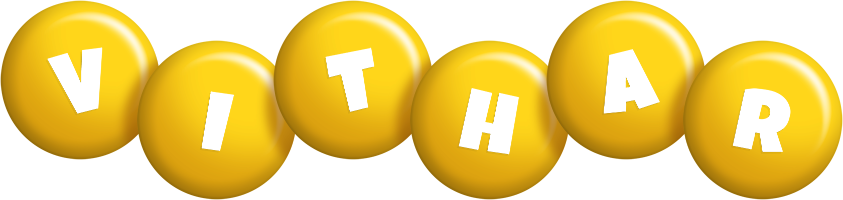 Vithar candy-yellow logo