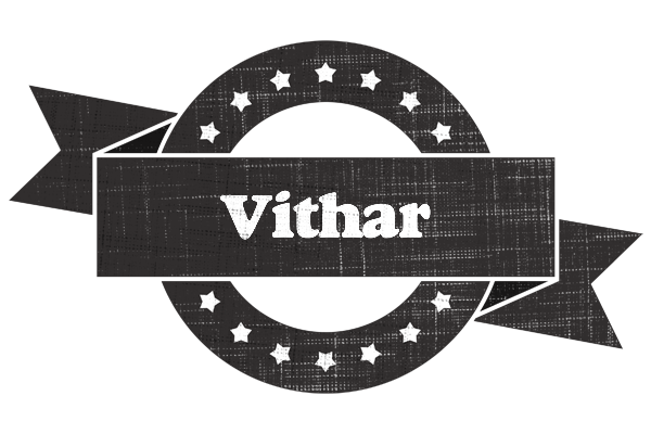 Vithar grunge logo