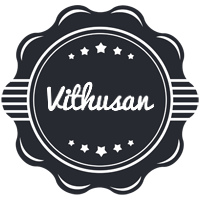 Vithusan badge logo