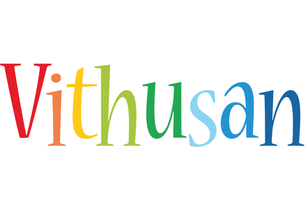 Vithusan birthday logo