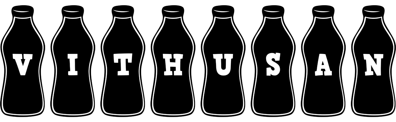 Vithusan bottle logo