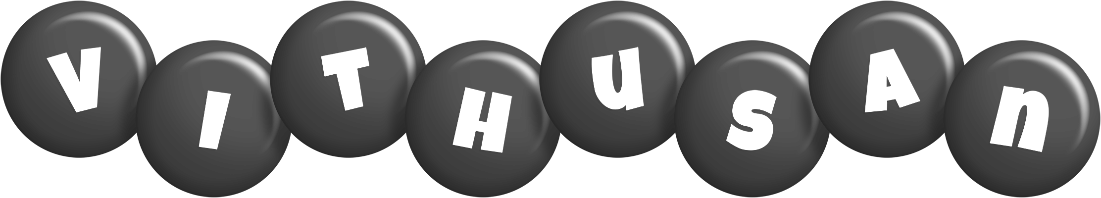 Vithusan candy-black logo