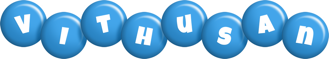 Vithusan candy-blue logo