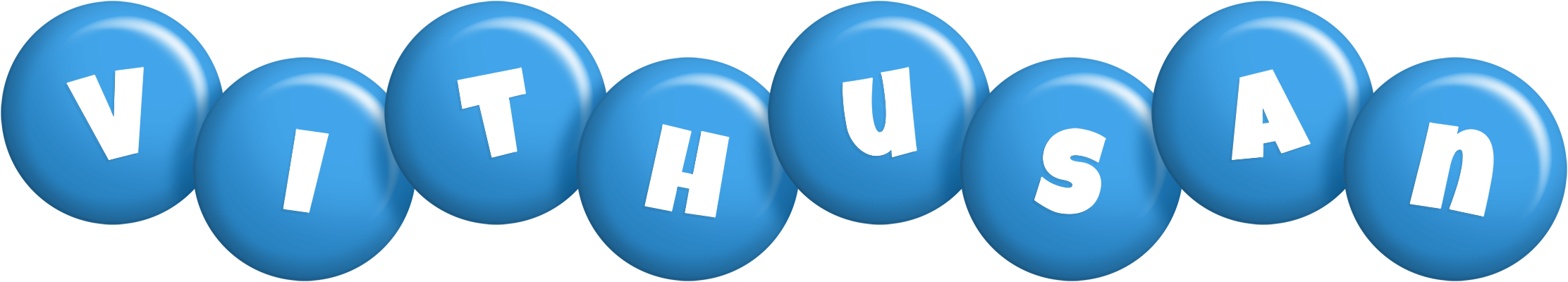 Vithusan candy-blue logo