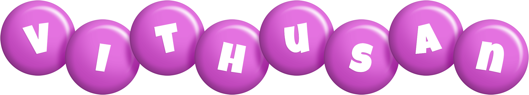 Vithusan candy-purple logo