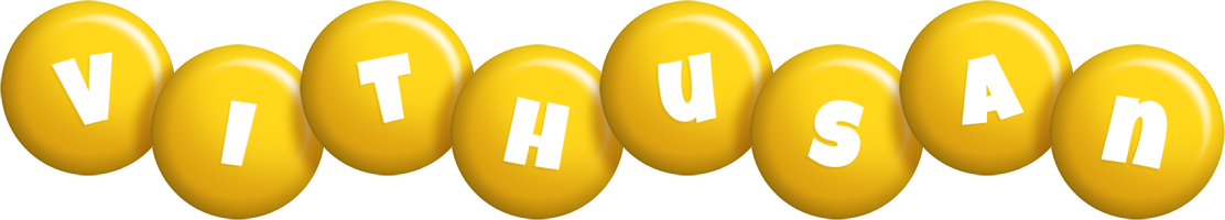 Vithusan candy-yellow logo