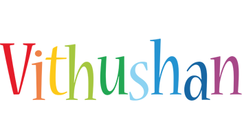 Vithushan birthday logo