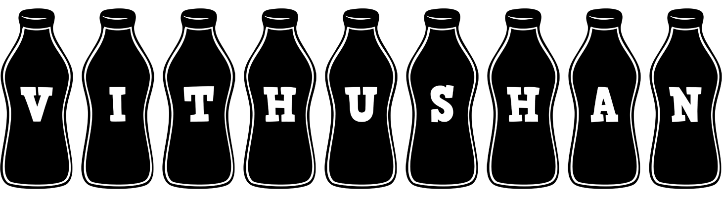 Vithushan bottle logo