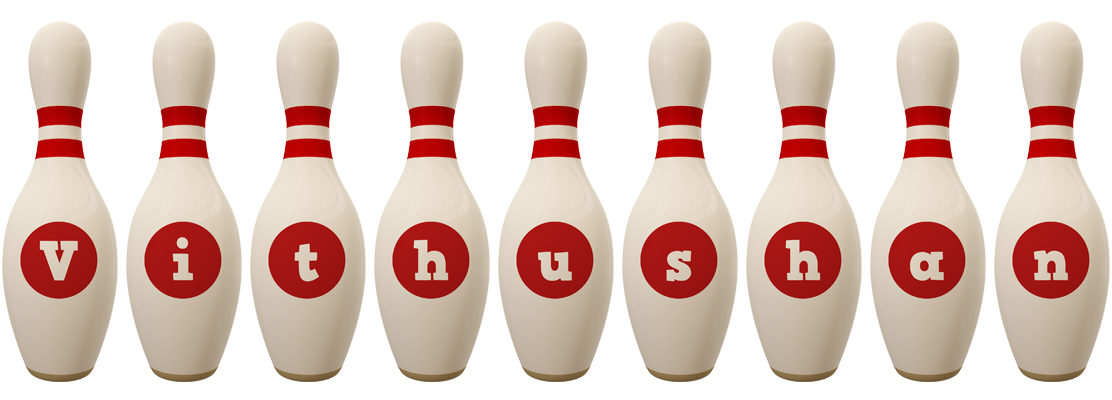 Vithushan bowling-pin logo