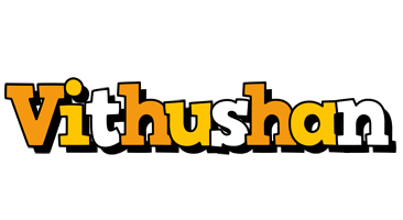 Vithushan cartoon logo