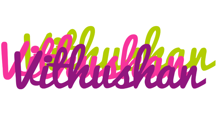 Vithushan flowers logo