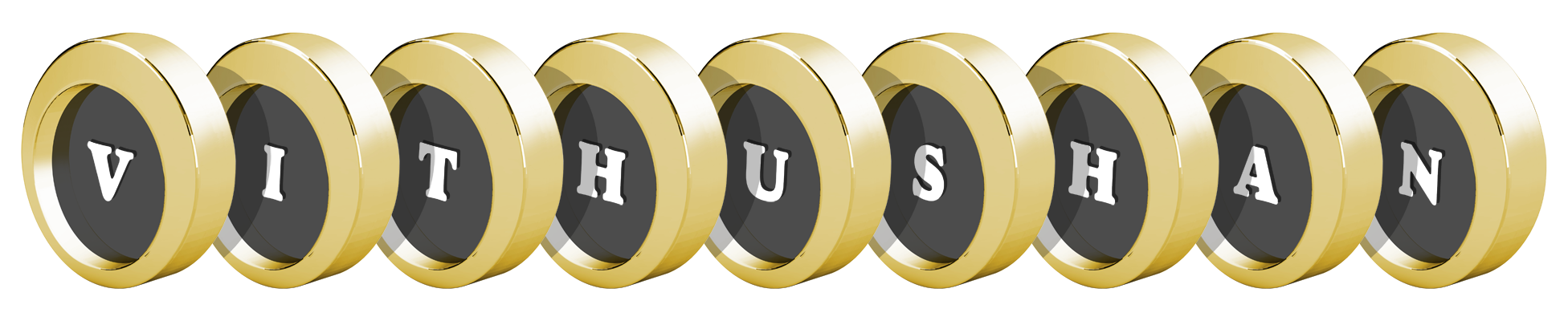 Vithushan gold logo