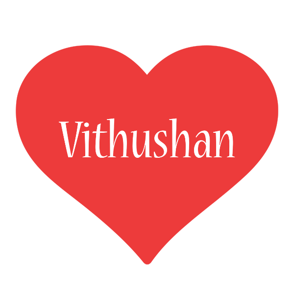 Vithushan love logo