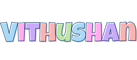 Vithushan pastel logo