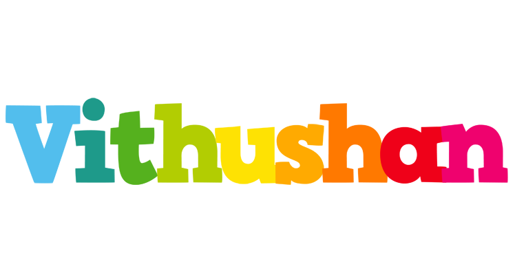 Vithushan rainbows logo