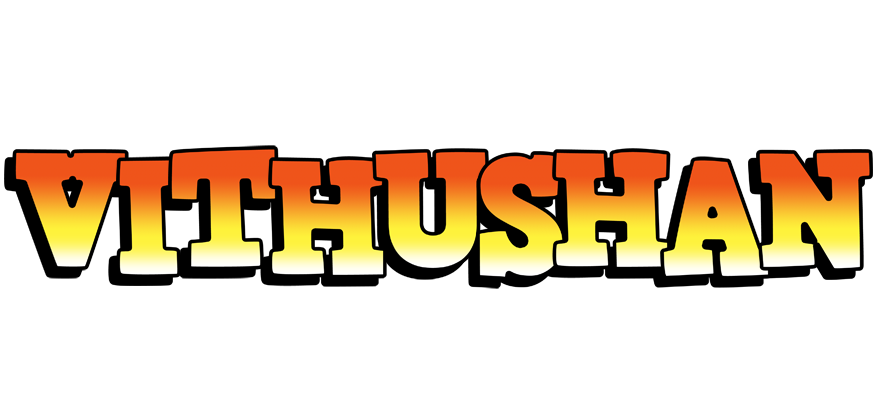 Vithushan sunset logo