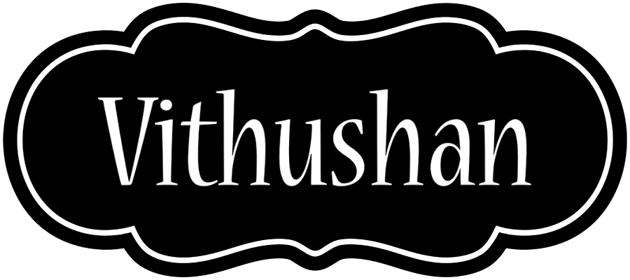 Vithushan welcome logo