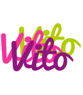 Vito flowers logo