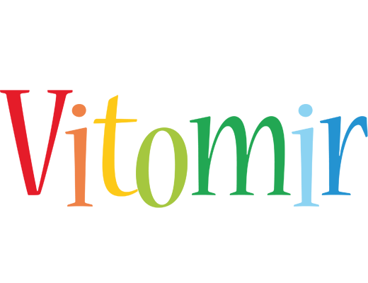 Vitomir birthday logo
