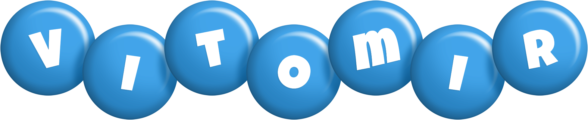 Vitomir candy-blue logo