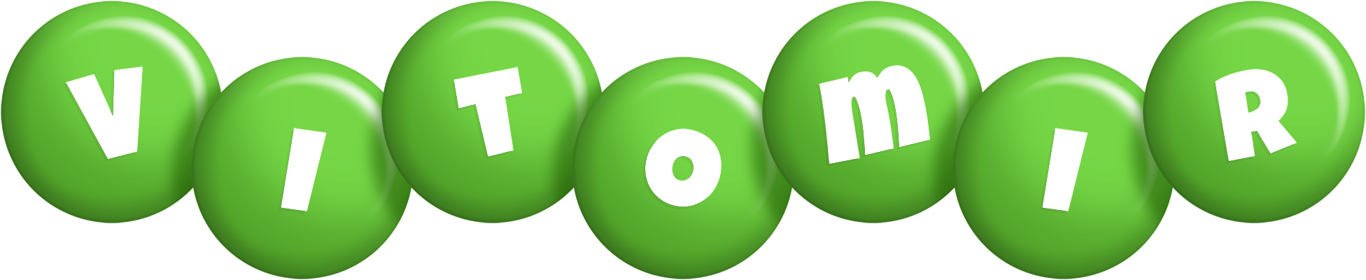 Vitomir candy-green logo