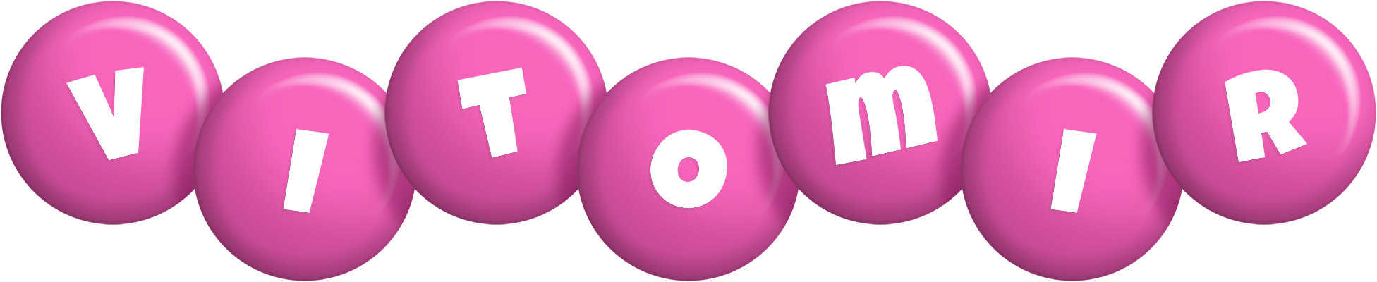 Vitomir candy-pink logo