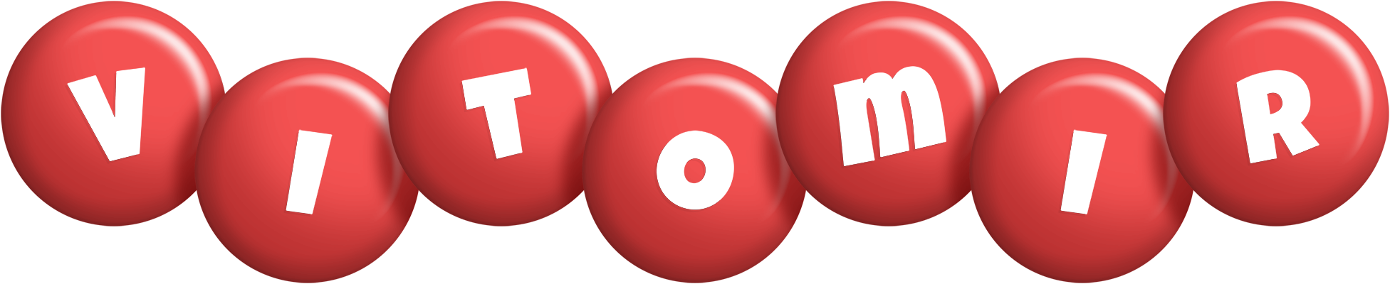 Vitomir candy-red logo