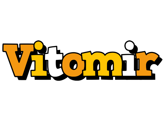 Vitomir cartoon logo