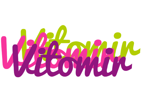 Vitomir flowers logo