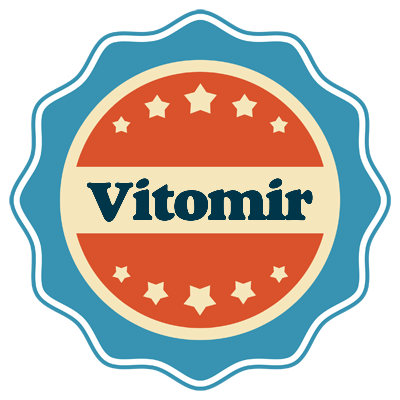 Vitomir labels logo