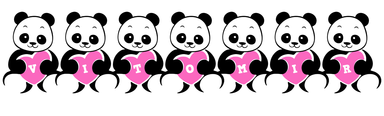 Vitomir love-panda logo